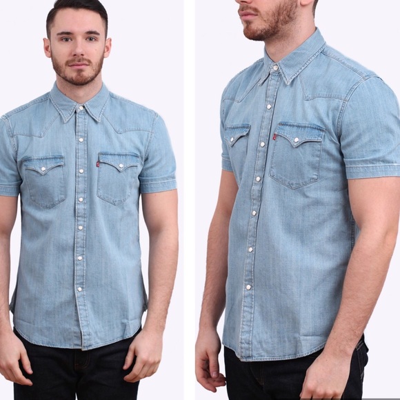 levi's snap button shirts